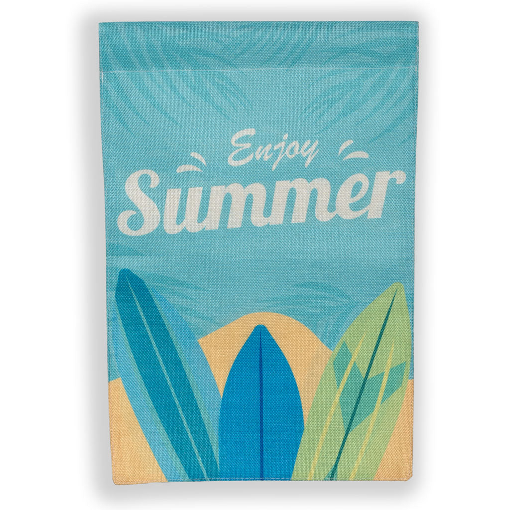 Garden Flag - Enjoy Summer Blue Wholesale