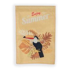 Garden Flag - "Enjoy Summer" Toucan Bird Wholesale