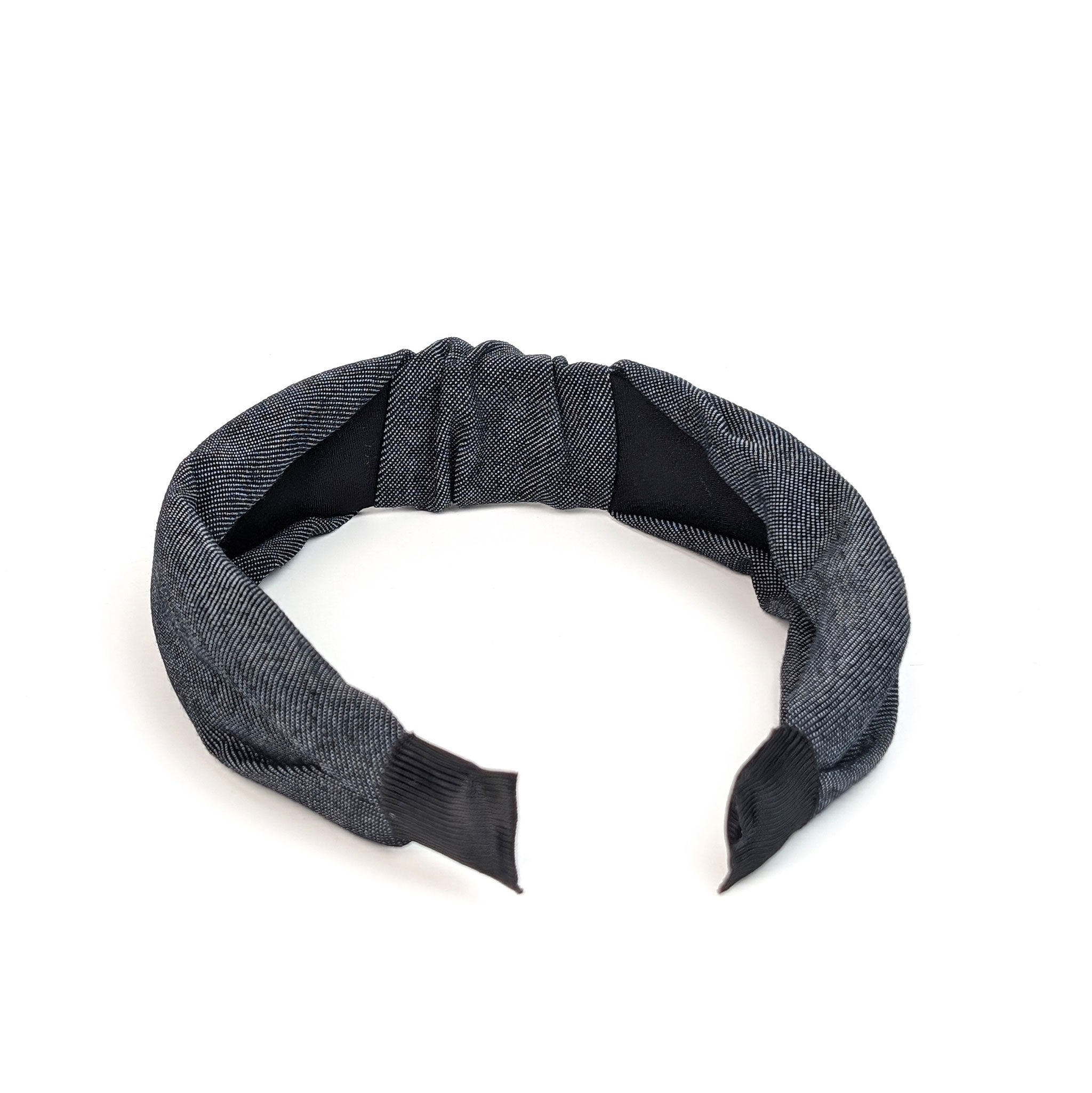 Wave Denim Headband - Nautical Knot, Beachwear Chic
