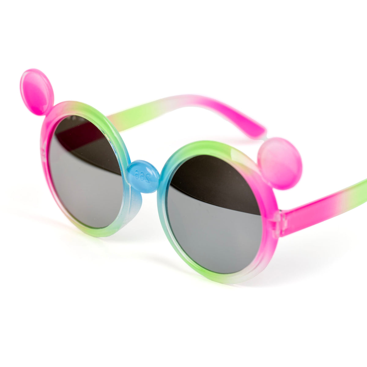 Kiddie Kaleidoscope Mouse Ears Mirrored UV Sunglasses Wholesale