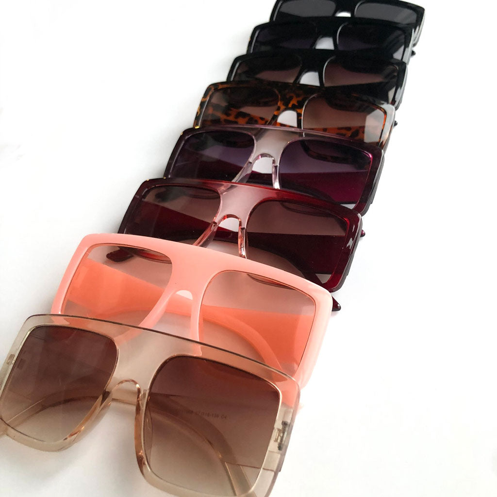 Oversized Sunglasses - Square Frame Wholesale