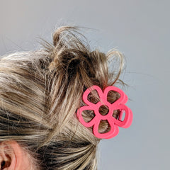 Flower Claw Clip 3" Fashion Accessory Wholesale