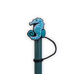 Seahorse Silicone Straw Cover Coastal Stanley Accessory 10mm Wholesale