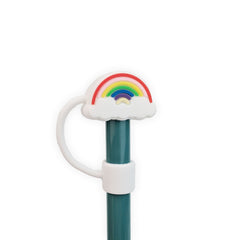 Rainbow Cloud Silicone Straw Cover Stanley Tumbler Accessory 10mm Wholesale